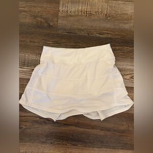 Lululemon Athletica White Skorts Performance Shorts